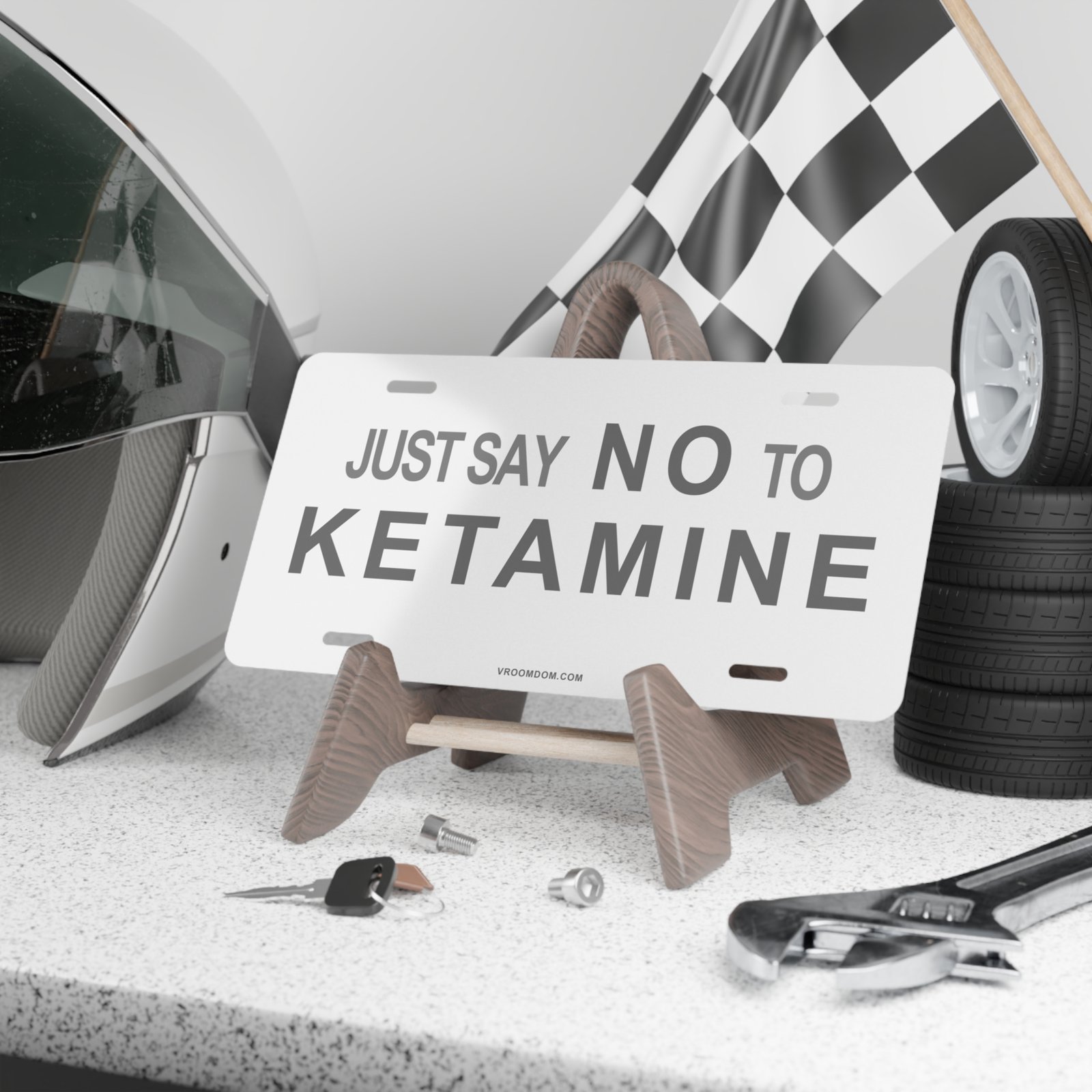 Just Say NO to Ketamine Vanity Plate - Image 4